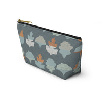 Frond Accessory Pouch w T-bottom in Aqua